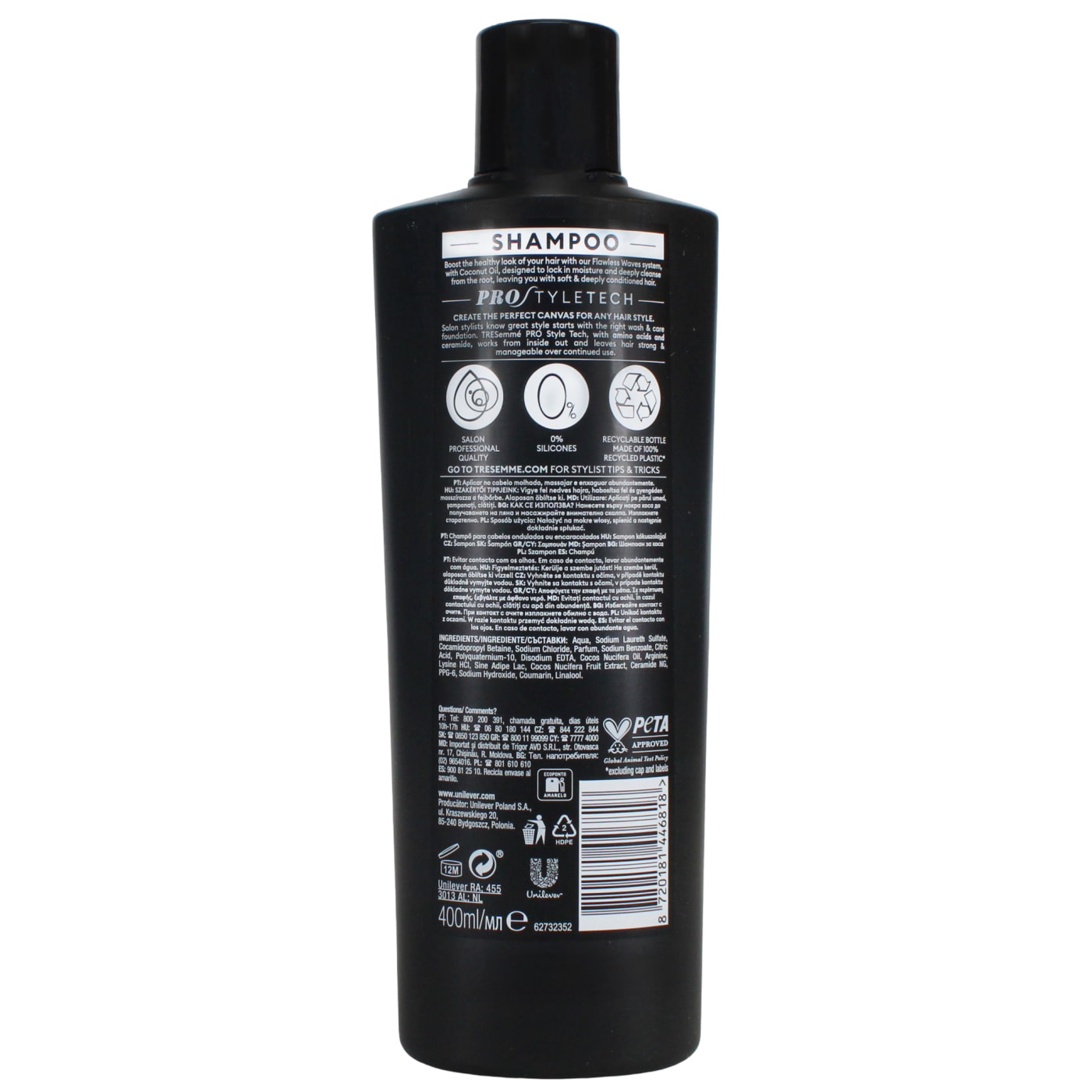 Tresemme 400ml Shampoo Flawless Waves