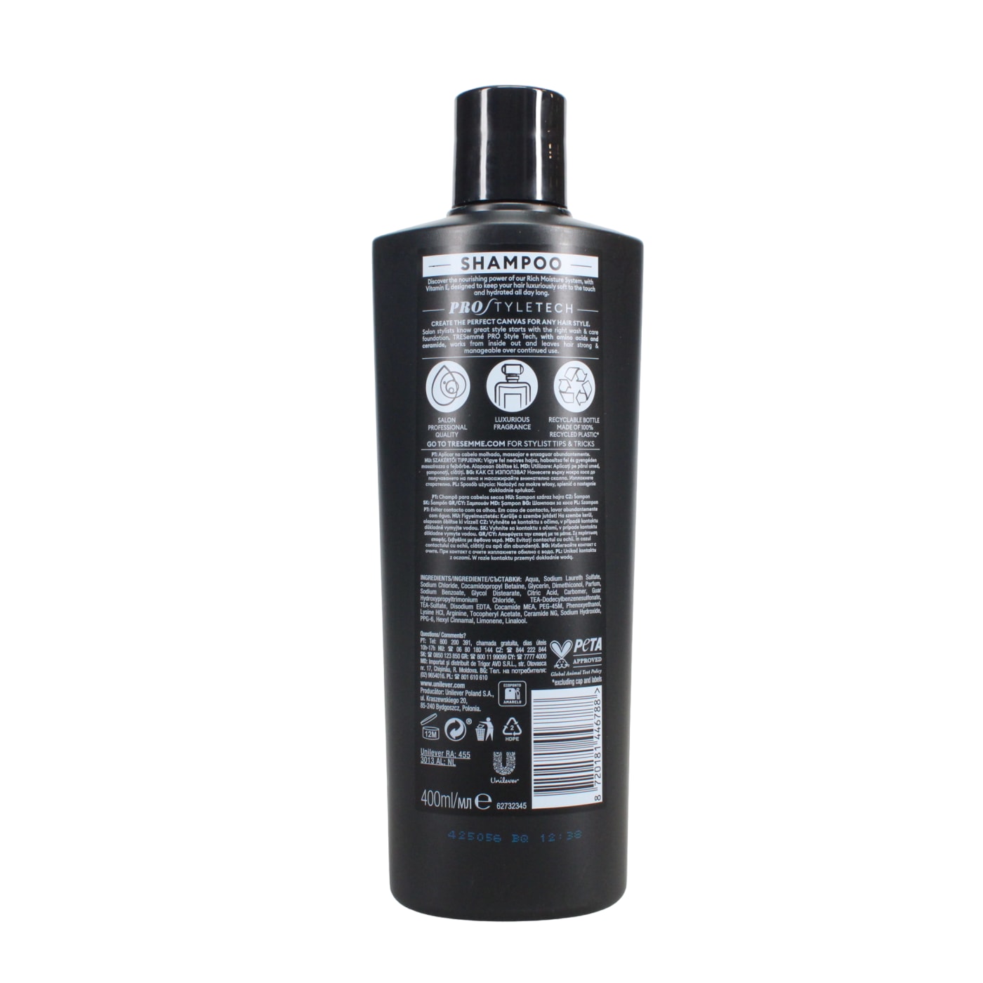 TRESEMME 400ML S/POO RICH MOISTURE