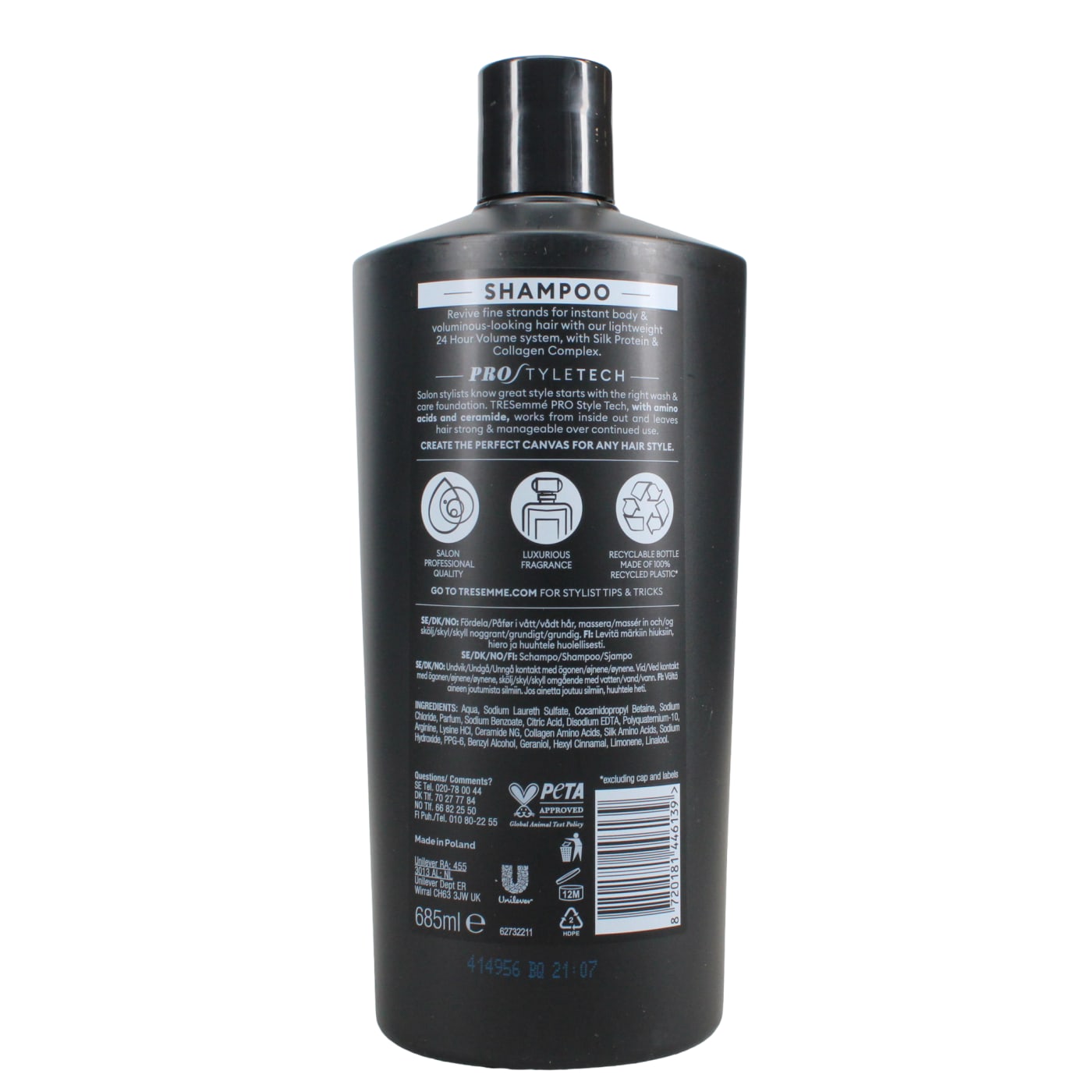TRESEMME 685ML S/POO 24HR VOLUME