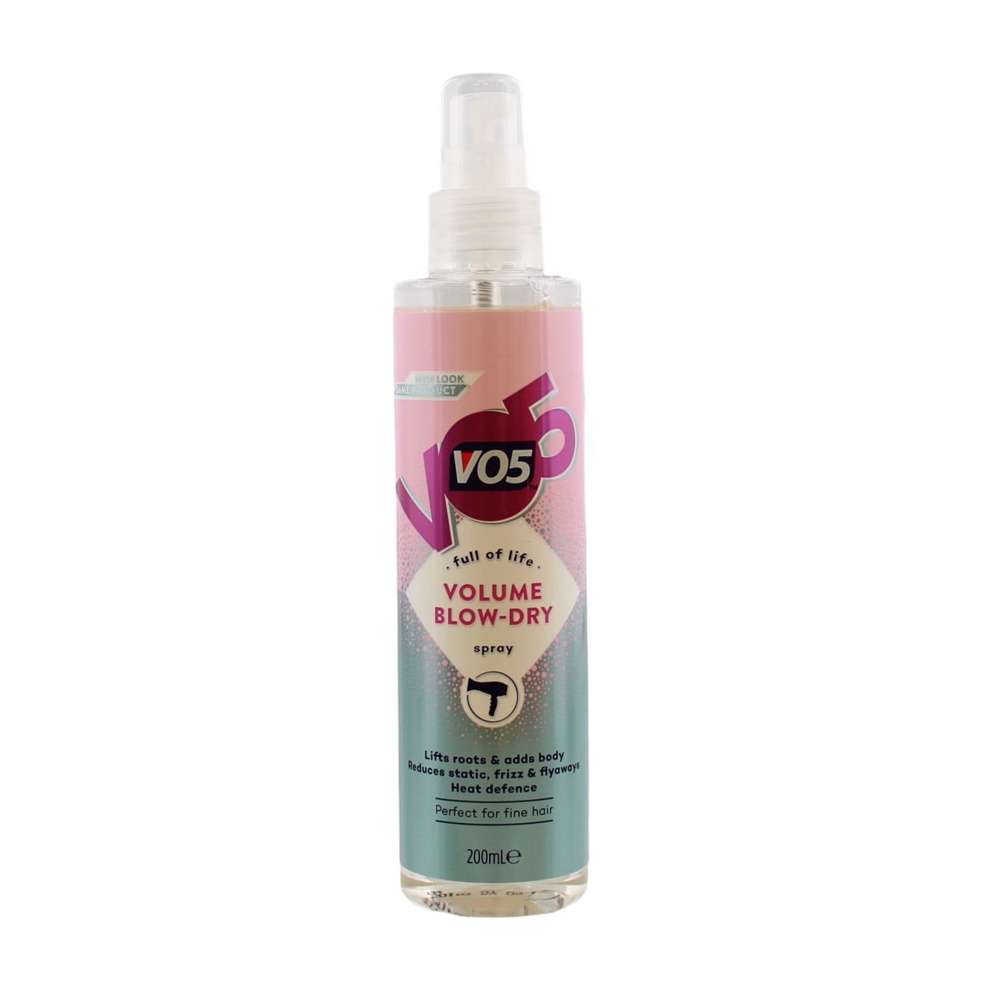 VO5 200ML VOLUME BLOW DRY SPRY (NEW PK)