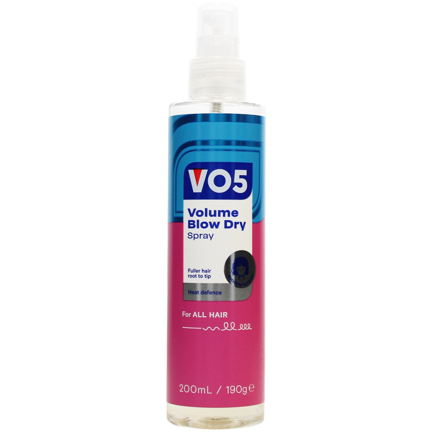 VO5 200ml Blow Dry Spray Volume (New Pack)