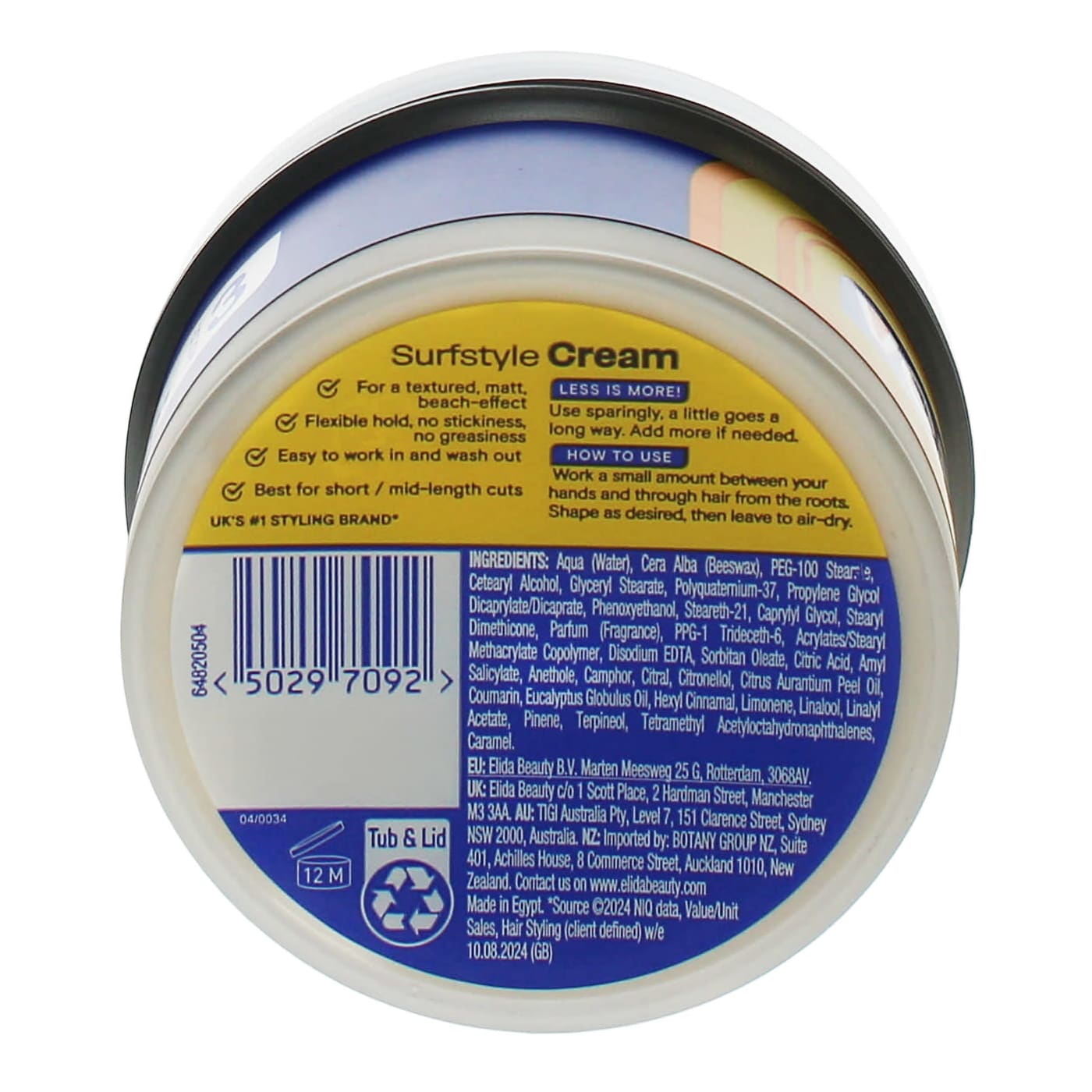 VO5 150ml Surfstyle Cream