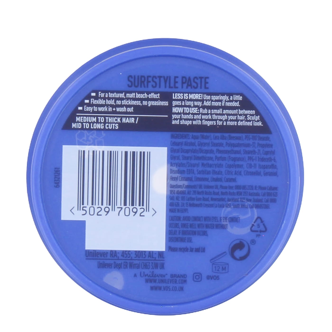 VO5 SURFSTYLE 150ML TEXTURIZING PASTE