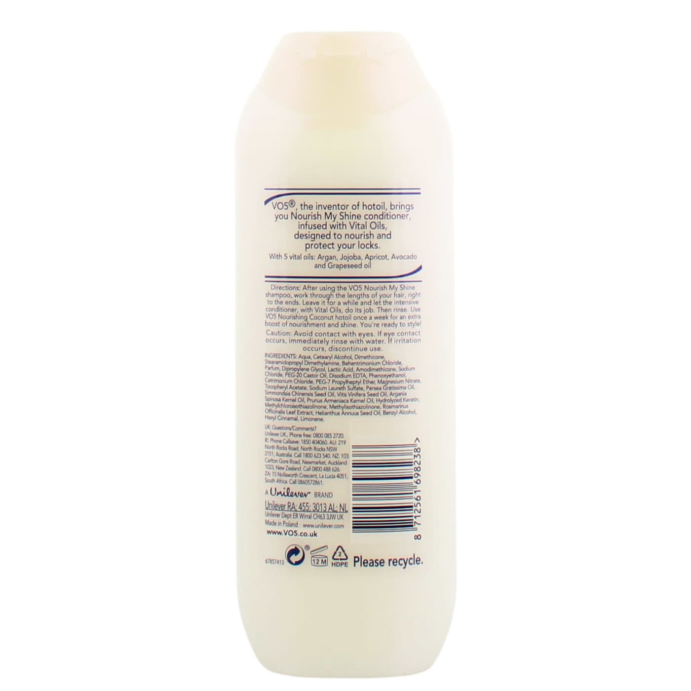 VO5 250ml Conditioner Nourish My Shine