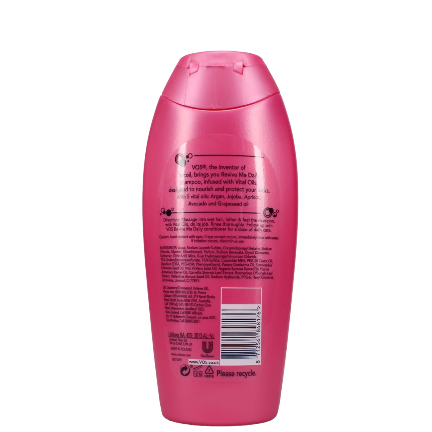 VO5 400ML S/POO REVIVE ME DAILY