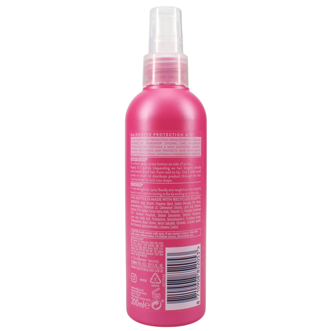 VO5 200ml Hair Dryer Protection Mist