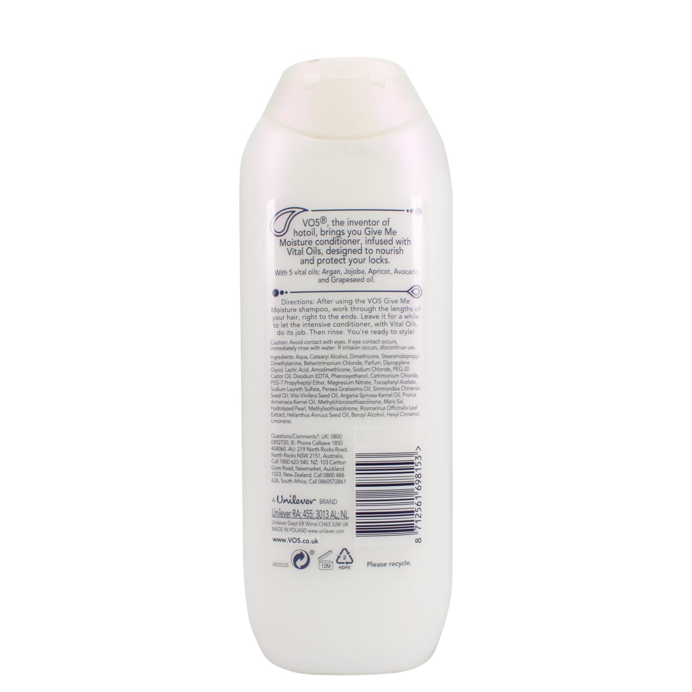 VO5 250ML COND GIVE ME MOISTURE