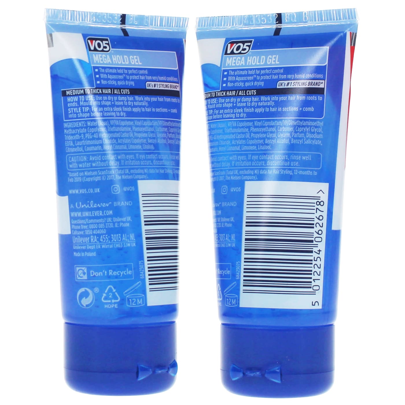 VO5 50ML STYLING GEL MEGA HOLD STYLING
