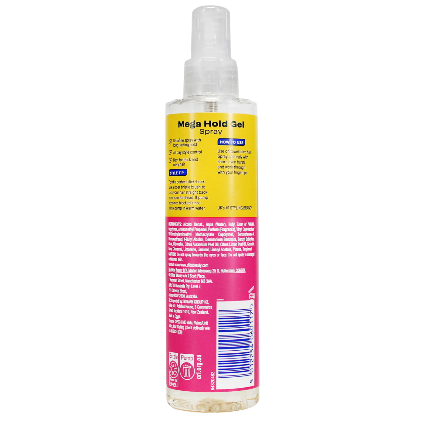 VO5 200ml Gel Spray Mega Hold