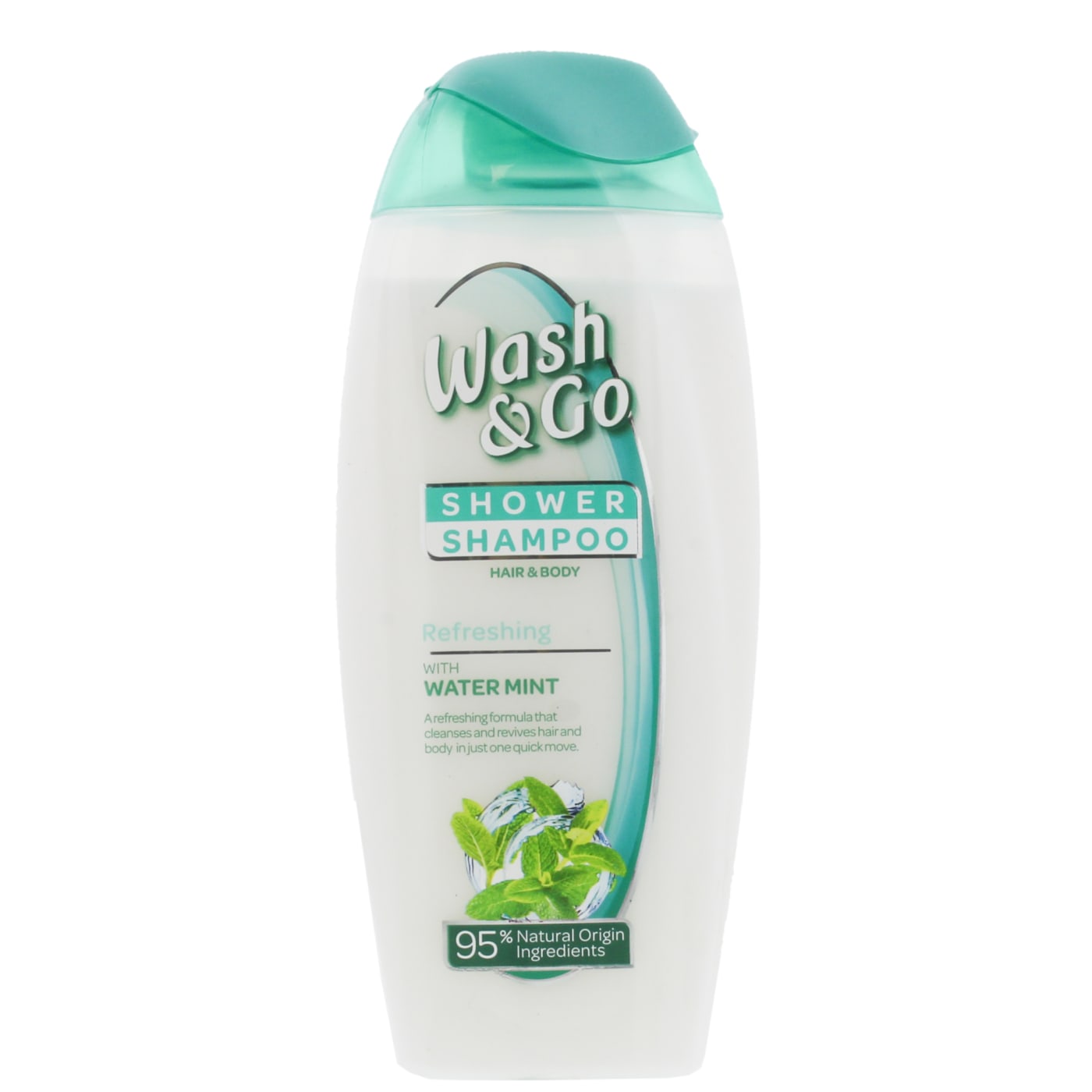 WASH&GO 250ML SHOWER&S/POO MINT 11/26