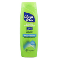 WASH&GO 400ML S/POO&COND 2IN1 ANTI DAND