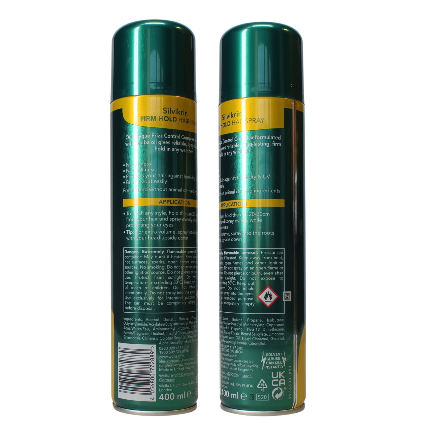 WELLA SILVIKRIN 400ML H/SPRAY FIRM HOLD