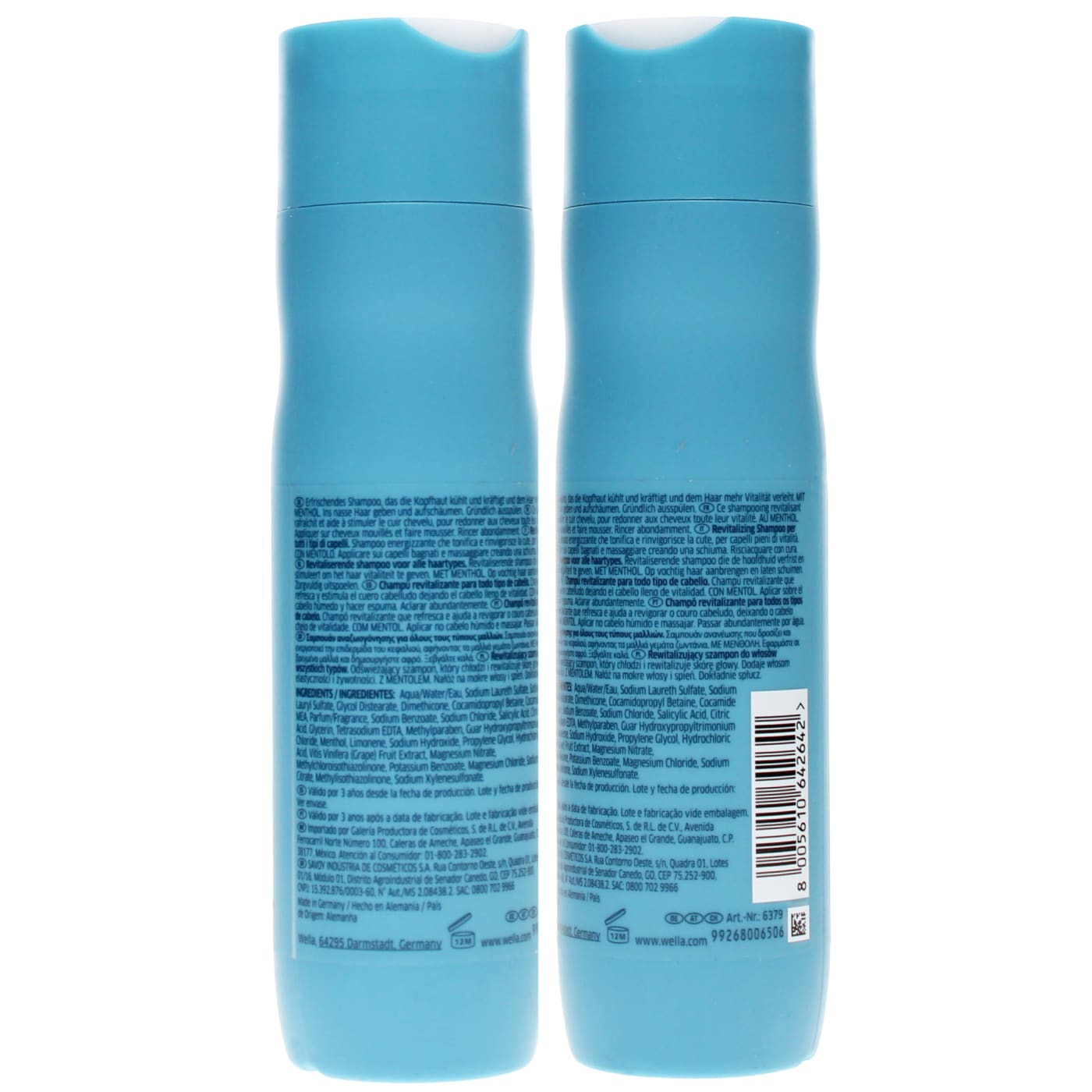 Wella Professional Invigo 250ml Shampoo Refresh Wash With Menthol