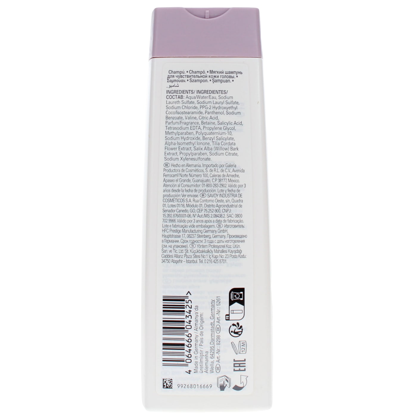 Wella Sp 250ml Shampoo Balance Scalp