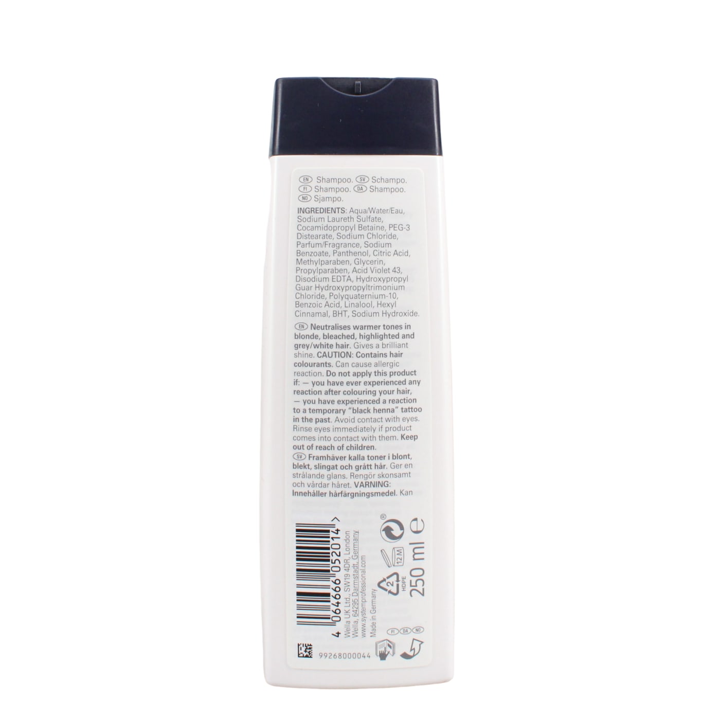 WELLA SP 250ML S/POO SILVER BLONDE