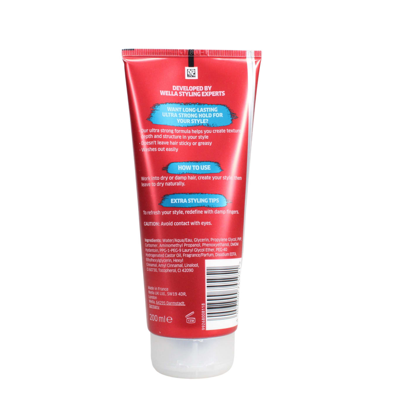 WELLA S.WAVE 200ML ULTRA STRONG GEL