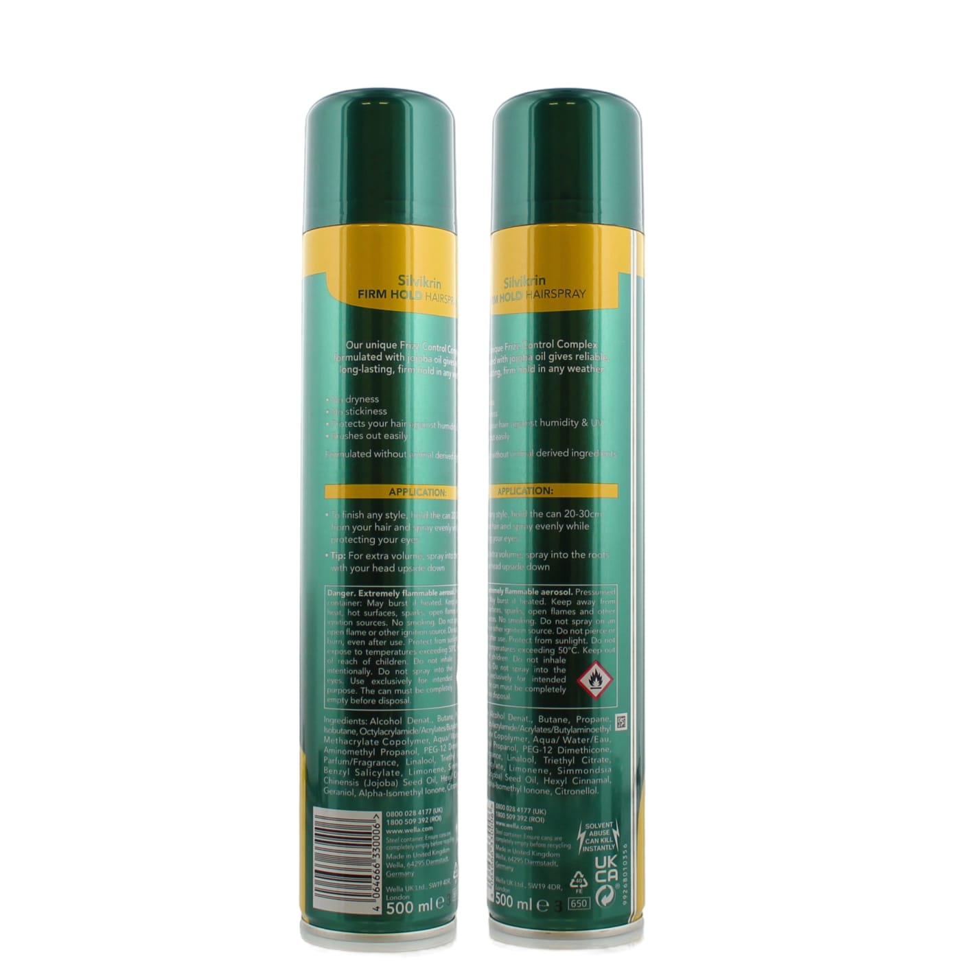 WELLA SILVIKRIN 500ML H/SPRAY FIRM HOLD