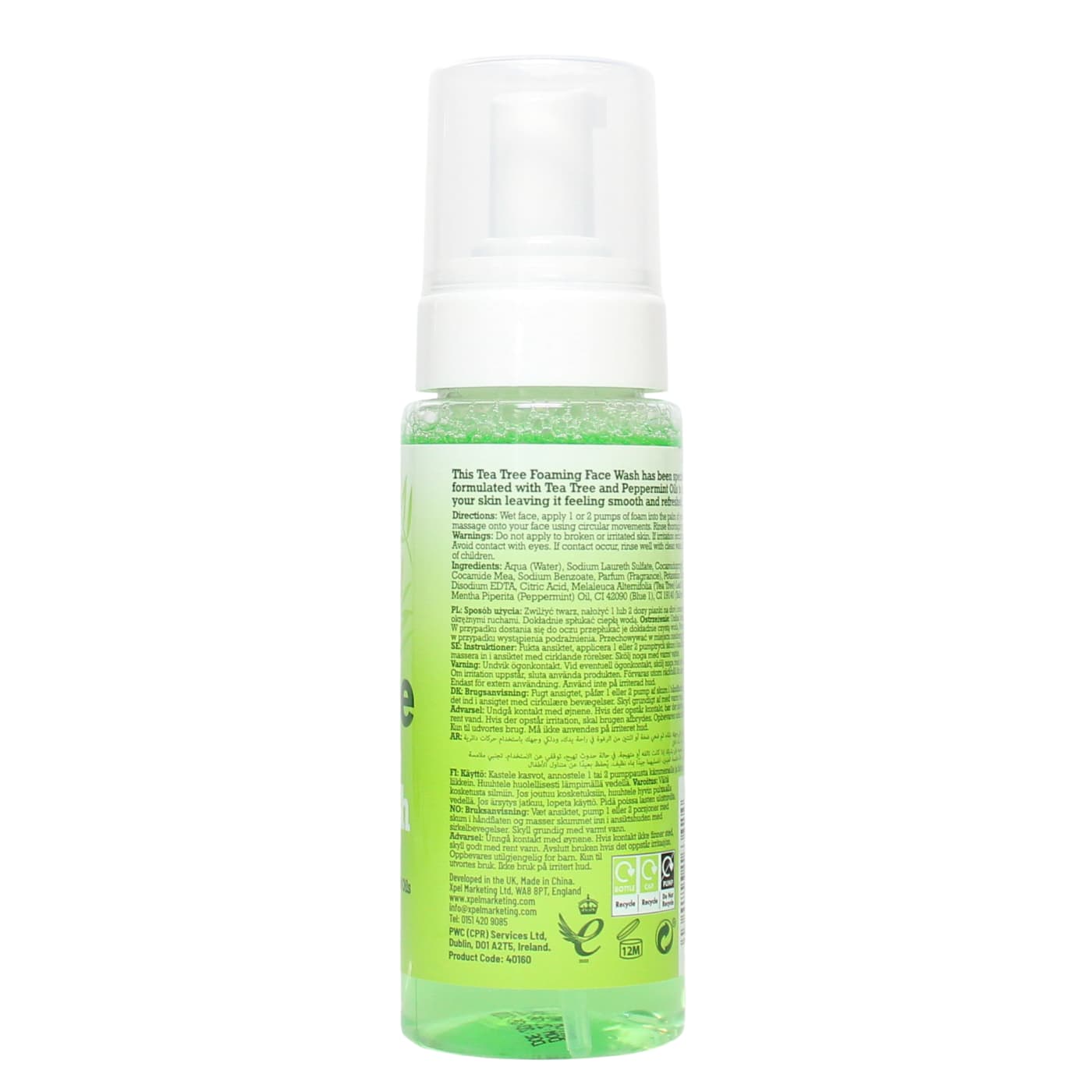 XBC 200ml Foaming Face Wash Tea Tree