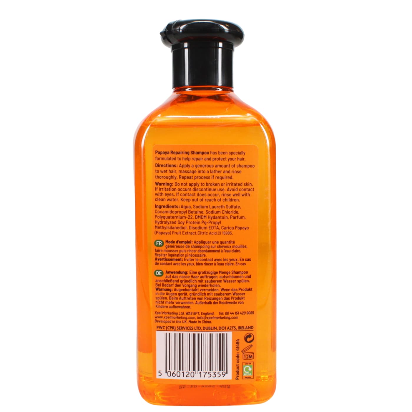 XHC 400ML S/POO REPAIRING PAPAYA 07/25