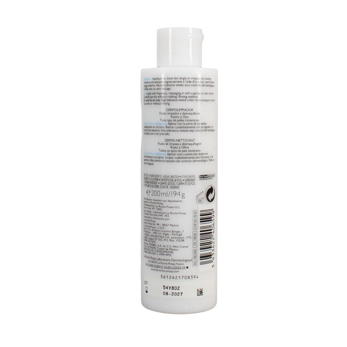 LA ROCHE POSAY 200ML DERMO-CLEANSER FOR SENSITIVE SKIN TOLERIANE
