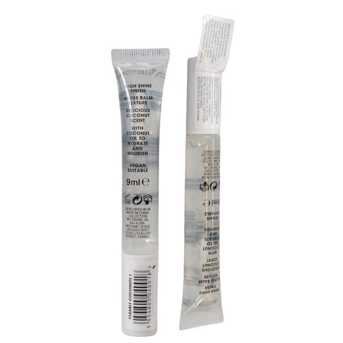 COLLECTION GLOSS ME UP JUICY INFUSION LIP GLOSS CLEARLY COCONUTS