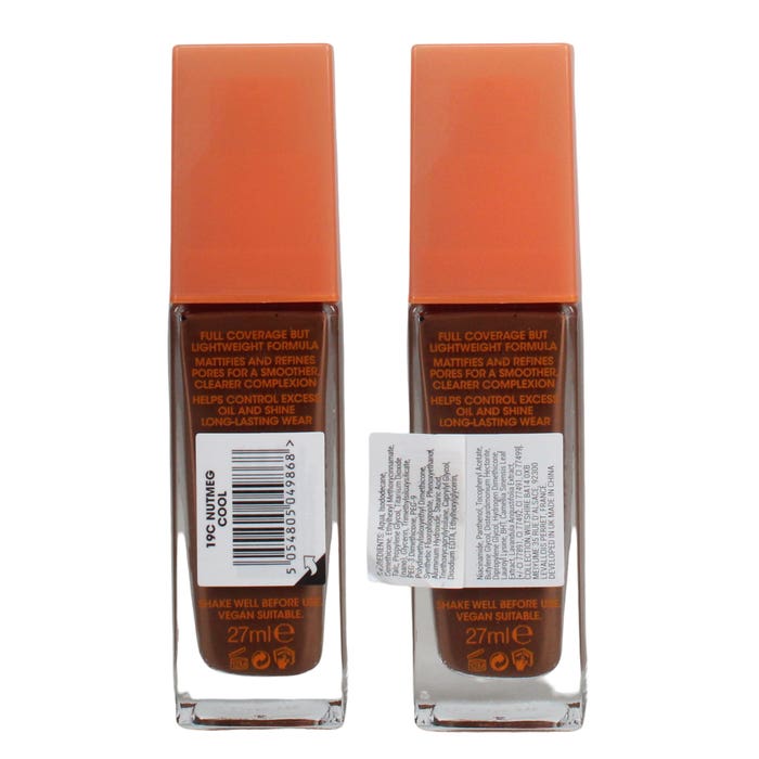 COLLECTION LASTING PERFECTION MATTE 27ML FOUNDATION 19C NUTMEG COOL