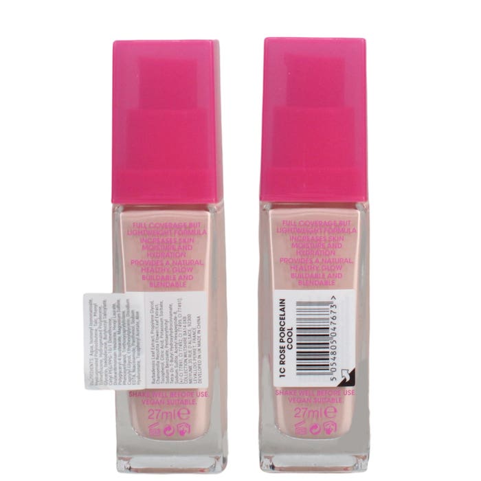 COLLECTION LASTING PERFECTION SATIN 27ML FOUNDATION 1C ROSE PORCELAIN COOL