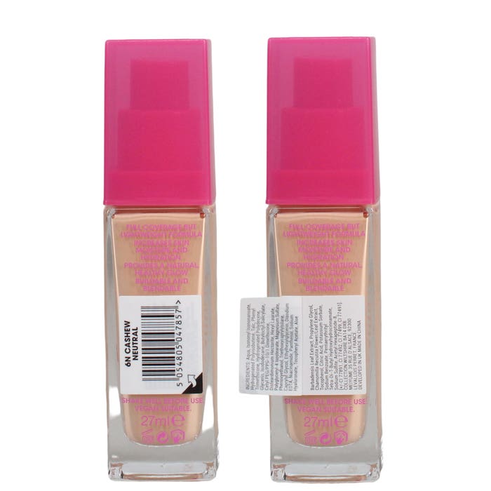 COLLECTION LASTING PERFECTION SATIN 27ML FOUNDATION 6N CASHEW NEUTRAL