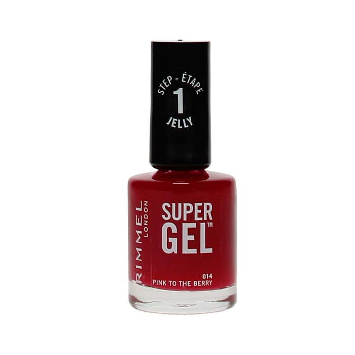 RIMMEL SUPER GEL NAIL POLISH PINK TO BERRY