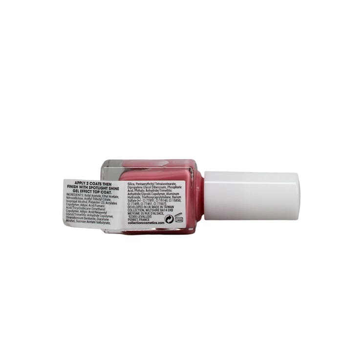 COLLECTION SPOTLIGHT SHINE GEL EFFECT 10.5ML NAIL POLISH FROSTED ROSE 25