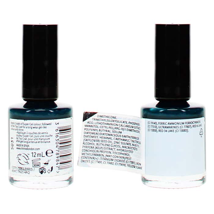 RIMMEL SUPER GEL NAIL POLISH BEACH HOUSE BLUE