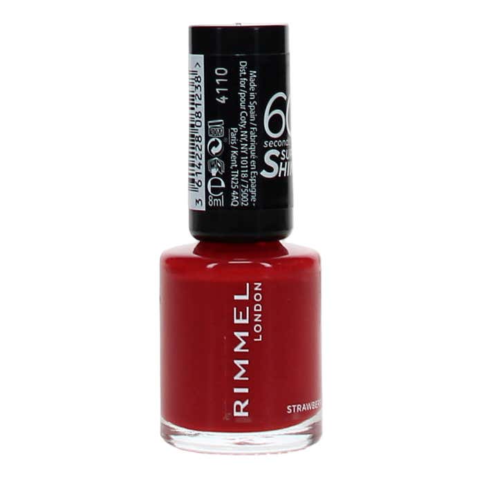 RIMMEL 60 SECONDS 8ML NAIL POLISH STRAWBERRY FIZZ 713