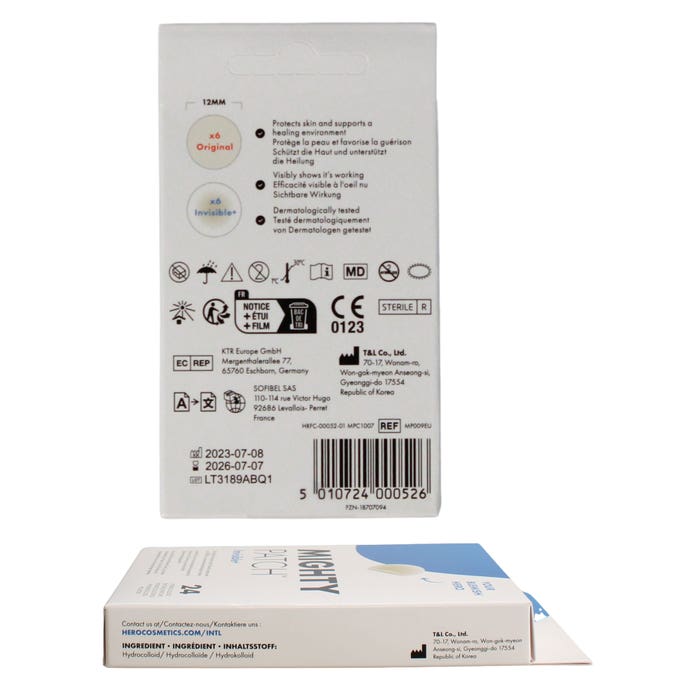 HERO MIGHTY PATCH DUO (6X ORIGINAL,6X INVISIBLE+) 12PK
